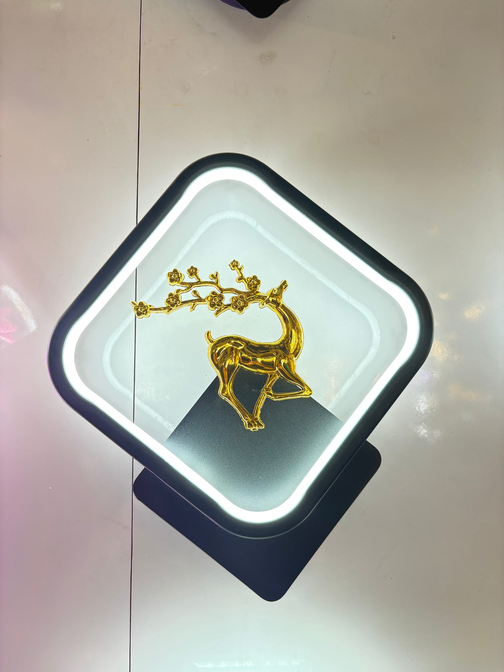 Artistic deer design wall light - Sol Spirit by Solune