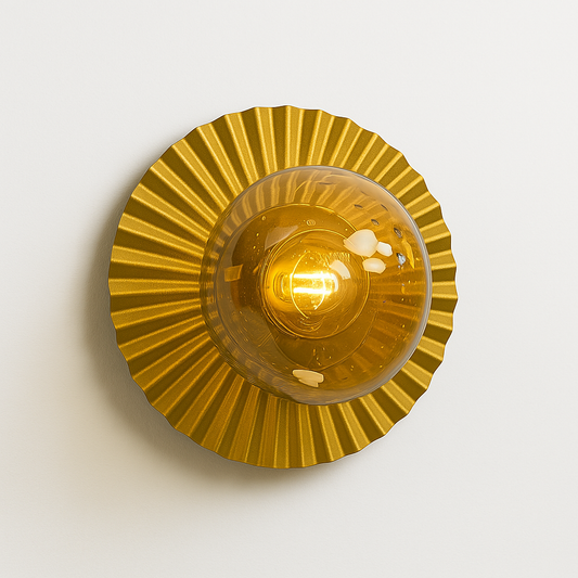 Minimal luxury wall light - Sol Halo by Solune
