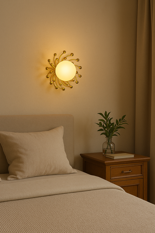 Modern designer wall light 2- Sol Nova by Solune