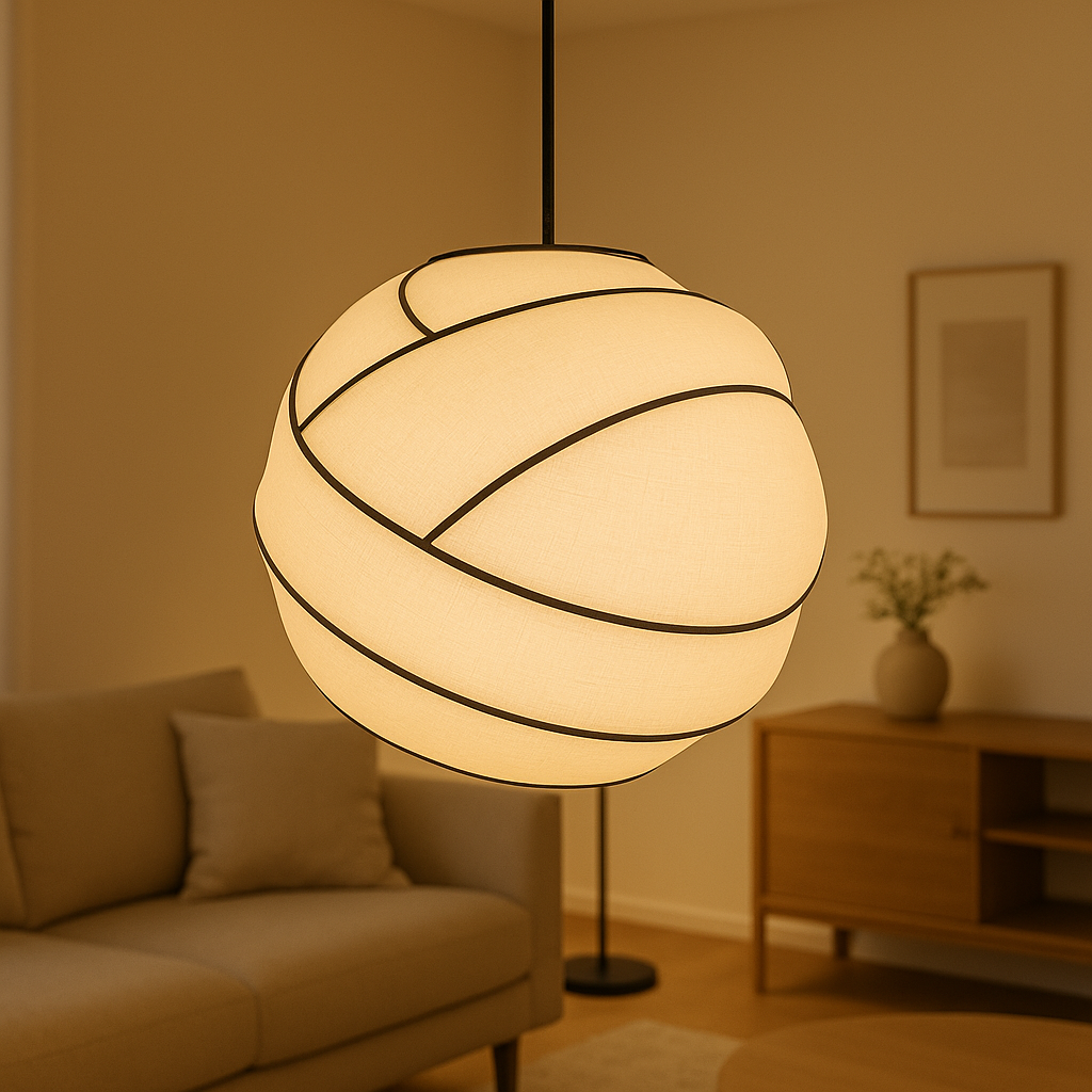 Hanging orb-style ceiling light - Nami Orb by Solune